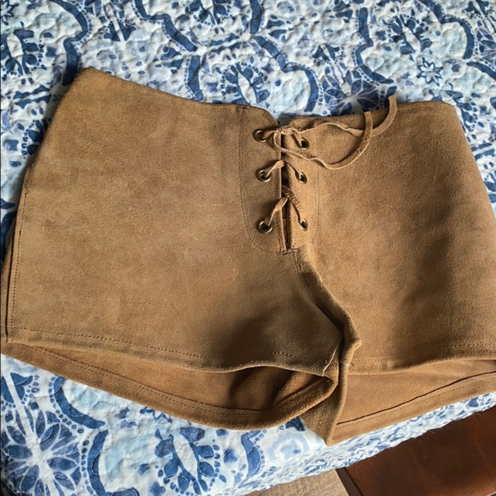 Vintage Suede Hot Pants